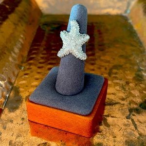 Sparkling Starfish ring